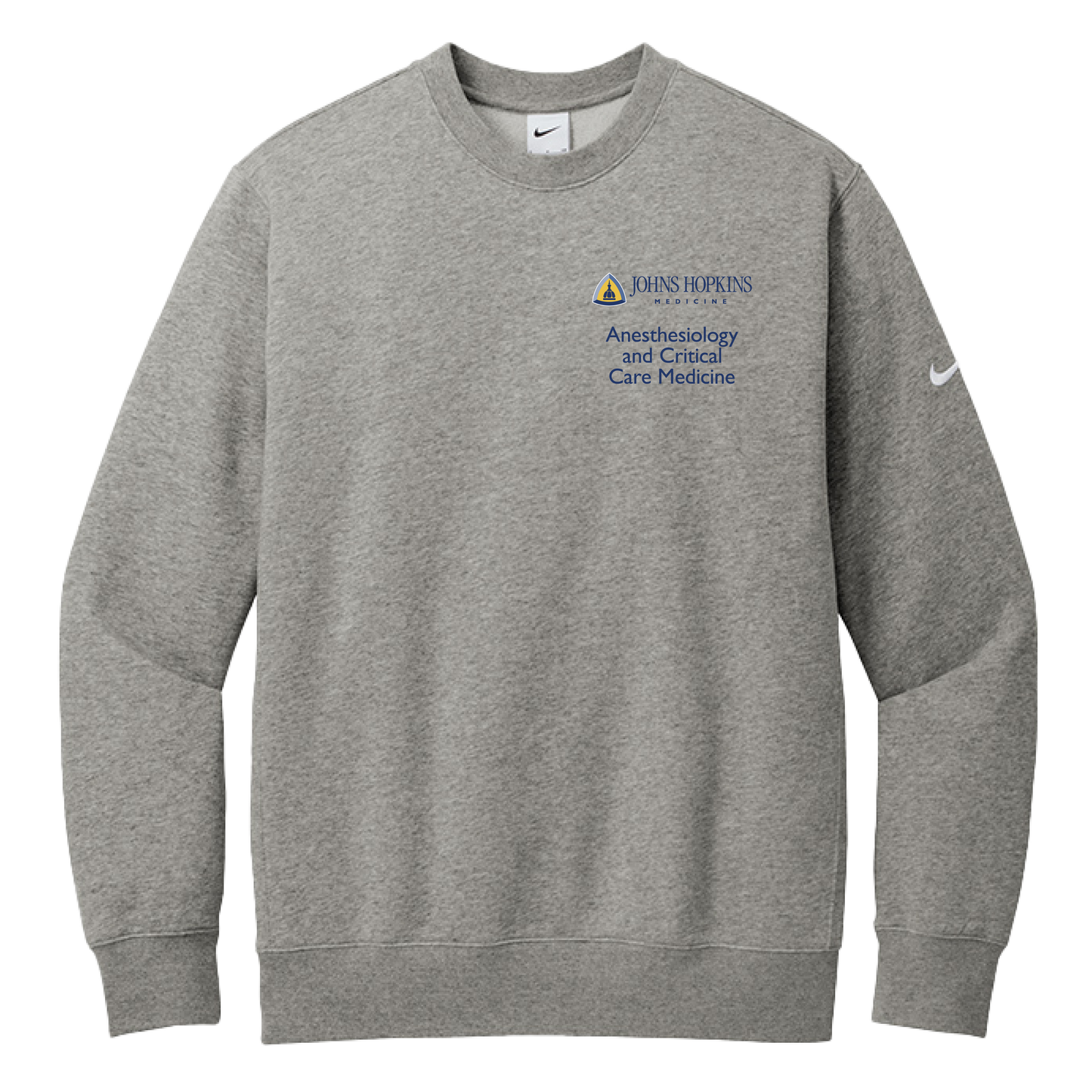 Nike Club Fleece Sleeve Swoosh Crew