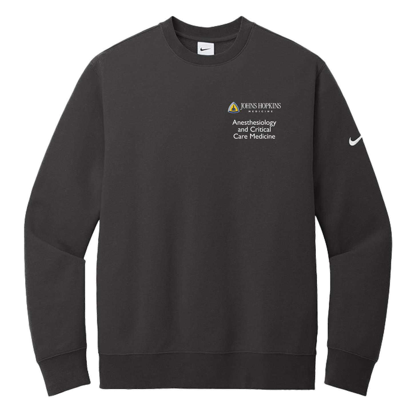 Nike Club Fleece Sleeve Swoosh Crew